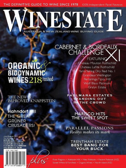 Title details for Winestate Magazine by Winestate Magazine - Available